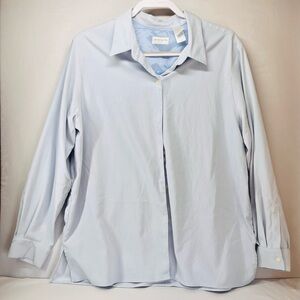 Liz Claiborne‎ Sky Blue button up blouse